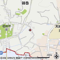 和歌山県日高郡日高川町鐘巻1786周辺の地図