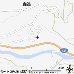 徳島県美馬市木屋平森遠192周辺の地図