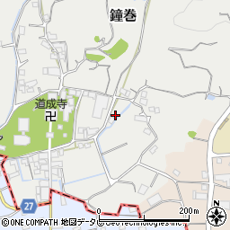 和歌山県日高郡日高川町鐘巻1782周辺の地図