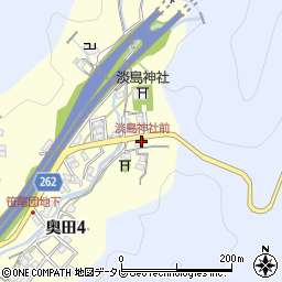 淡島神社前周辺の地図