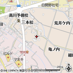 徳島県阿南市才見町（上才見）周辺の地図