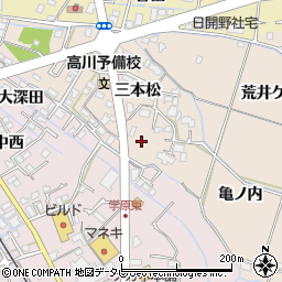 徳島県阿南市才見町三本松64-1周辺の地図