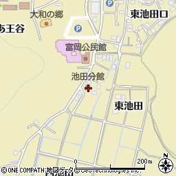 徳島県阿南市富岡町西池田4周辺の地図
