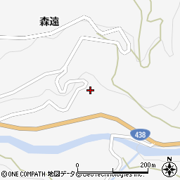 徳島県美馬市木屋平森遠179周辺の地図