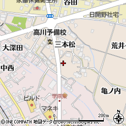 徳島県阿南市才見町三本松43-1周辺の地図