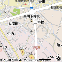 徳島県阿南市才見町三本松37-7周辺の地図