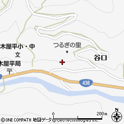 徳島県美馬市木屋平谷口257-1周辺の地図
