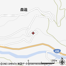 徳島県美馬市木屋平森遠180周辺の地図