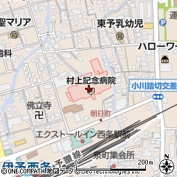 ヤマザキＹショップ村上記念病院店周辺の地図