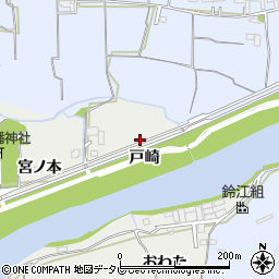 徳島県阿南市長生町戸崎周辺の地図