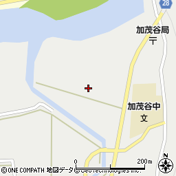 徳島県阿南市加茂町カハヤ周辺の地図