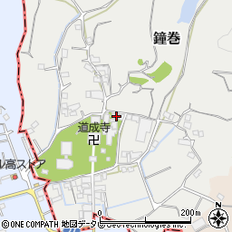 和歌山県日高郡日高川町鐘巻1436周辺の地図
