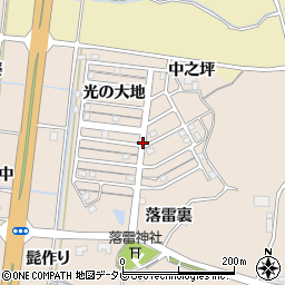 徳島県阿南市才見町光の大地周辺の地図