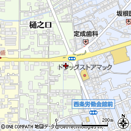 伊予銀行いよぎんＳＭＡＲＴｐｌｕｓ喜多川周辺の地図