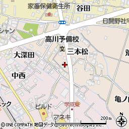 徳島県阿南市才見町三本松39-2周辺の地図