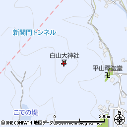 白山大神社周辺の地図