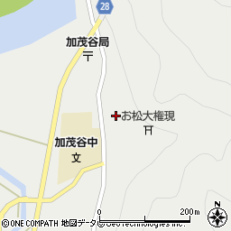 徳島県阿南市加茂町不け周辺の地図