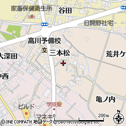 徳島県阿南市才見町三本松61-1周辺の地図