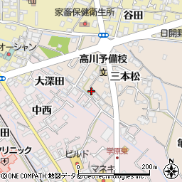 徳島県阿南市才見町三本松36-1周辺の地図
