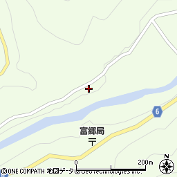 愛媛県四国中央市富郷町寒川山238周辺の地図