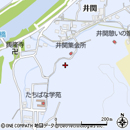 徳島県阿南市宝田町井関周辺の地図