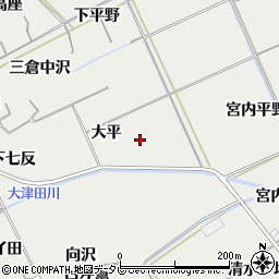 徳島県阿南市長生町大坪周辺の地図