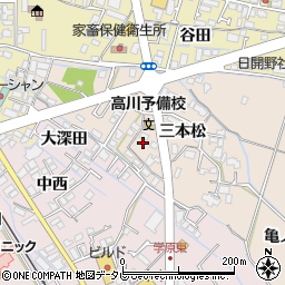 徳島県阿南市才見町三本松32-6周辺の地図