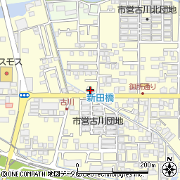 レッツ倶楽部西条古川周辺の地図