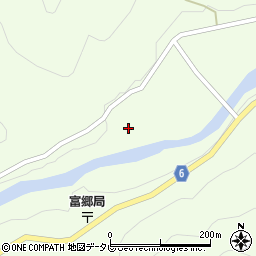 愛媛県四国中央市富郷町寒川山225周辺の地図