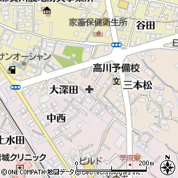 徳島県阿南市才見町三本松8周辺の地図