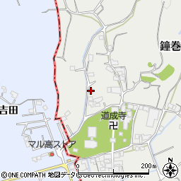 和歌山県日高郡日高川町鐘巻1481周辺の地図