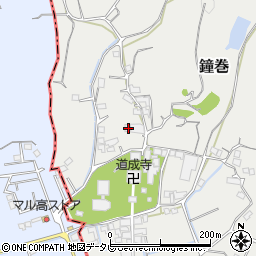 和歌山県日高郡日高川町鐘巻1507周辺の地図