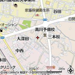 徳島県阿南市才見町三本松29-6周辺の地図