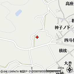 徳島県阿南市長生町坊ノ前周辺の地図