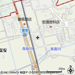 和歌山県御坊市湯川町富安1876周辺の地図