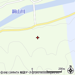 愛媛県四国中央市富郷町寒川山28周辺の地図