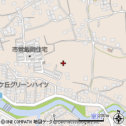 愛媛県西条市飯岡周辺の地図
