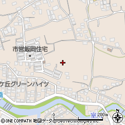 愛媛県西条市飯岡周辺の地図