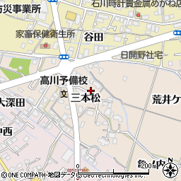 徳島県阿南市才見町三本松55周辺の地図