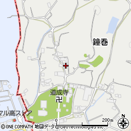 和歌山県日高郡日高川町鐘巻1602周辺の地図