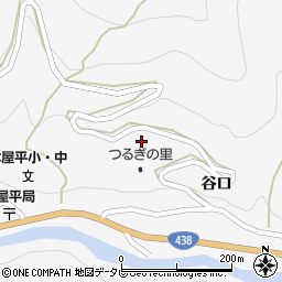 徳島県美馬市木屋平谷口257-2周辺の地図