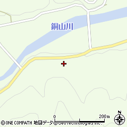 愛媛県四国中央市富郷町寒川山17周辺の地図