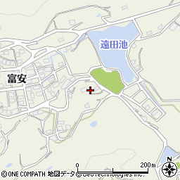 和歌山県御坊市湯川町富安1983周辺の地図