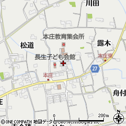 徳島県阿南市長生町（舟田）周辺の地図