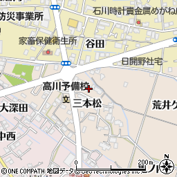 徳島県阿南市才見町三本松57-1周辺の地図