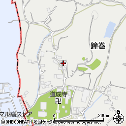 和歌山県日高郡日高川町鐘巻1514周辺の地図