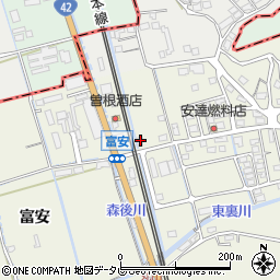 和歌山県御坊市湯川町富安1735周辺の地図