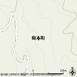 愛媛県松山市梅木町周辺の地図