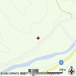 愛媛県四国中央市富郷町寒川山207周辺の地図