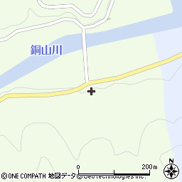 愛媛県四国中央市富郷町寒川山53周辺の地図